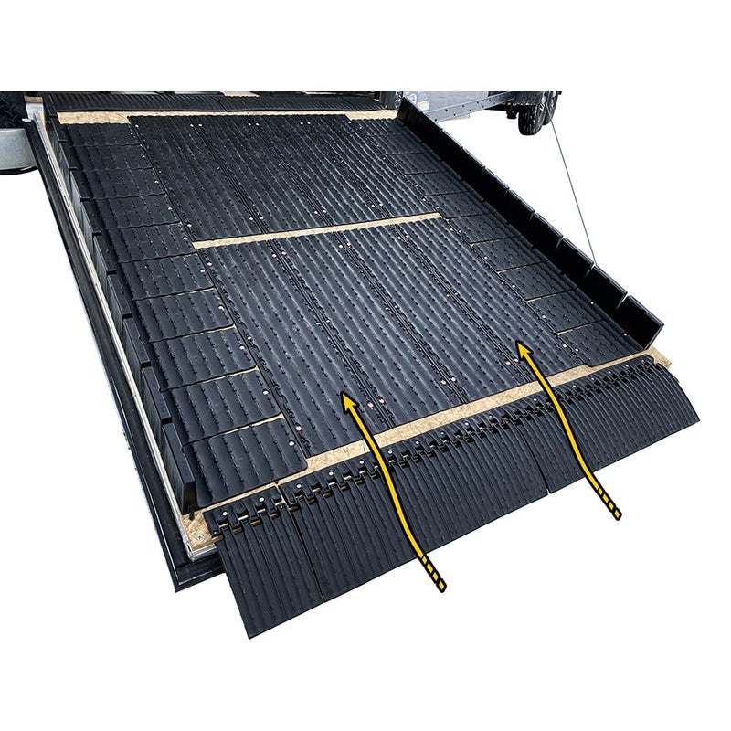 Caliber Edge Glides Trailer Ramp Edge Protectors â€“ Smooth Ground-to-Ramp Transition â€“ Edge Glides 2.0, 3-Piece Kit - Image 1